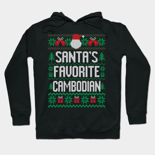 Santa's Favorite Cambodian Hoodie by Saulene